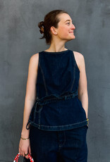 Damson Madder Top 'Maxime' - Dark Indigo - Damson Madder