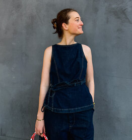 Damson Madder Top 'Maxime' - Dark Indigo - Damson Madder