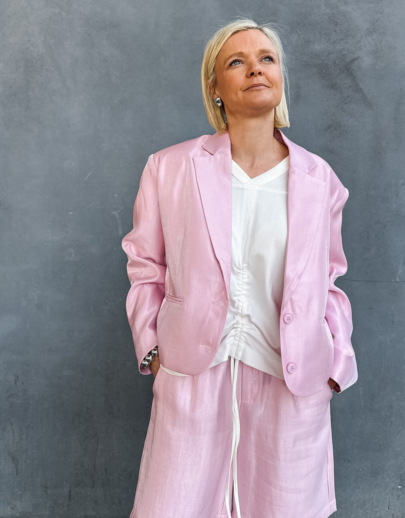 Refined Department Blazer 'Jackie' - Soft Pink - Refined Department