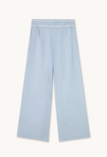 The Tiny Big Sister Broek Wide 'Embroidered' - Pretty Blue -  The Tiny Big Sister