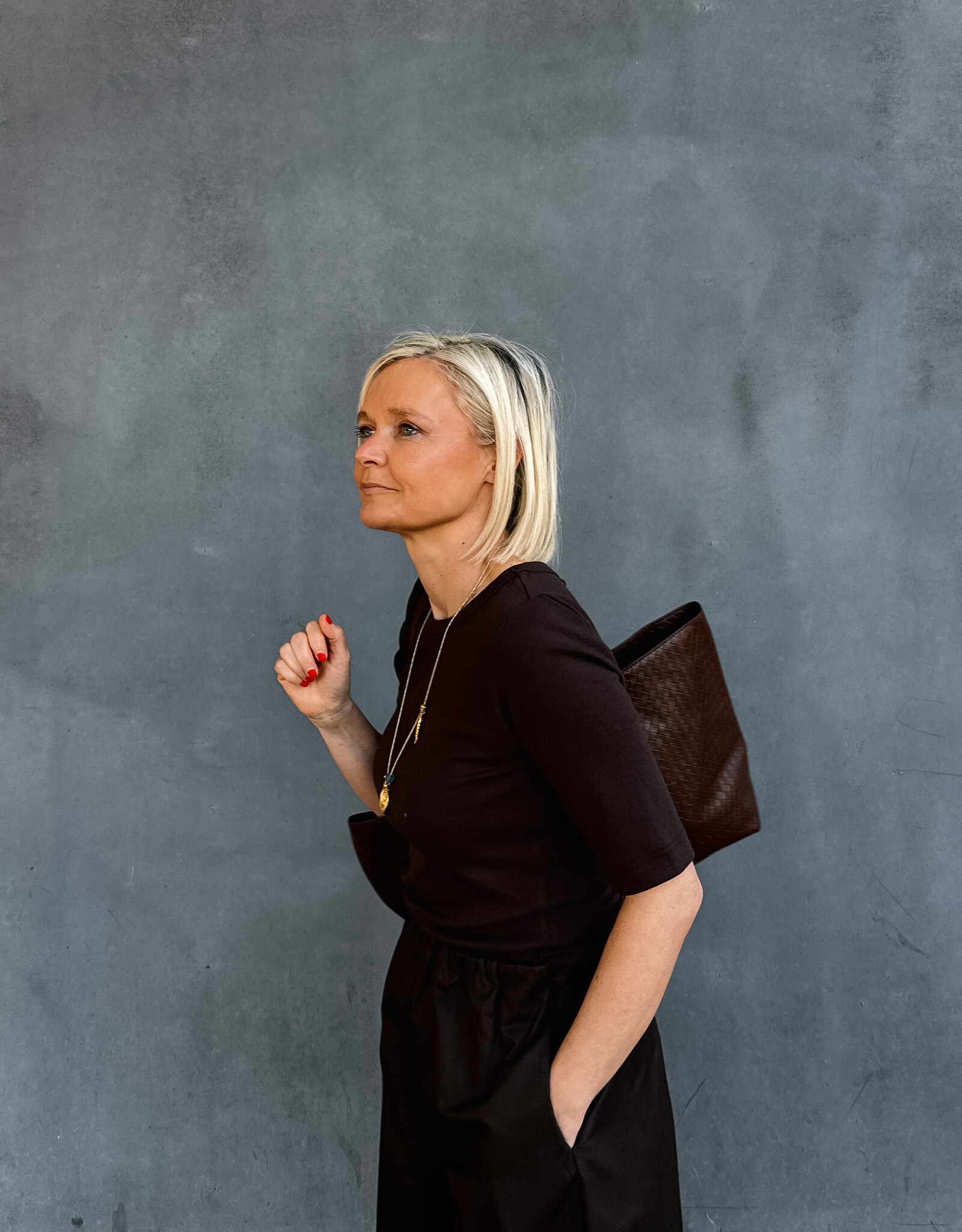 Withblack T-Shirt 'Lullu' - Chocolate - Withblack