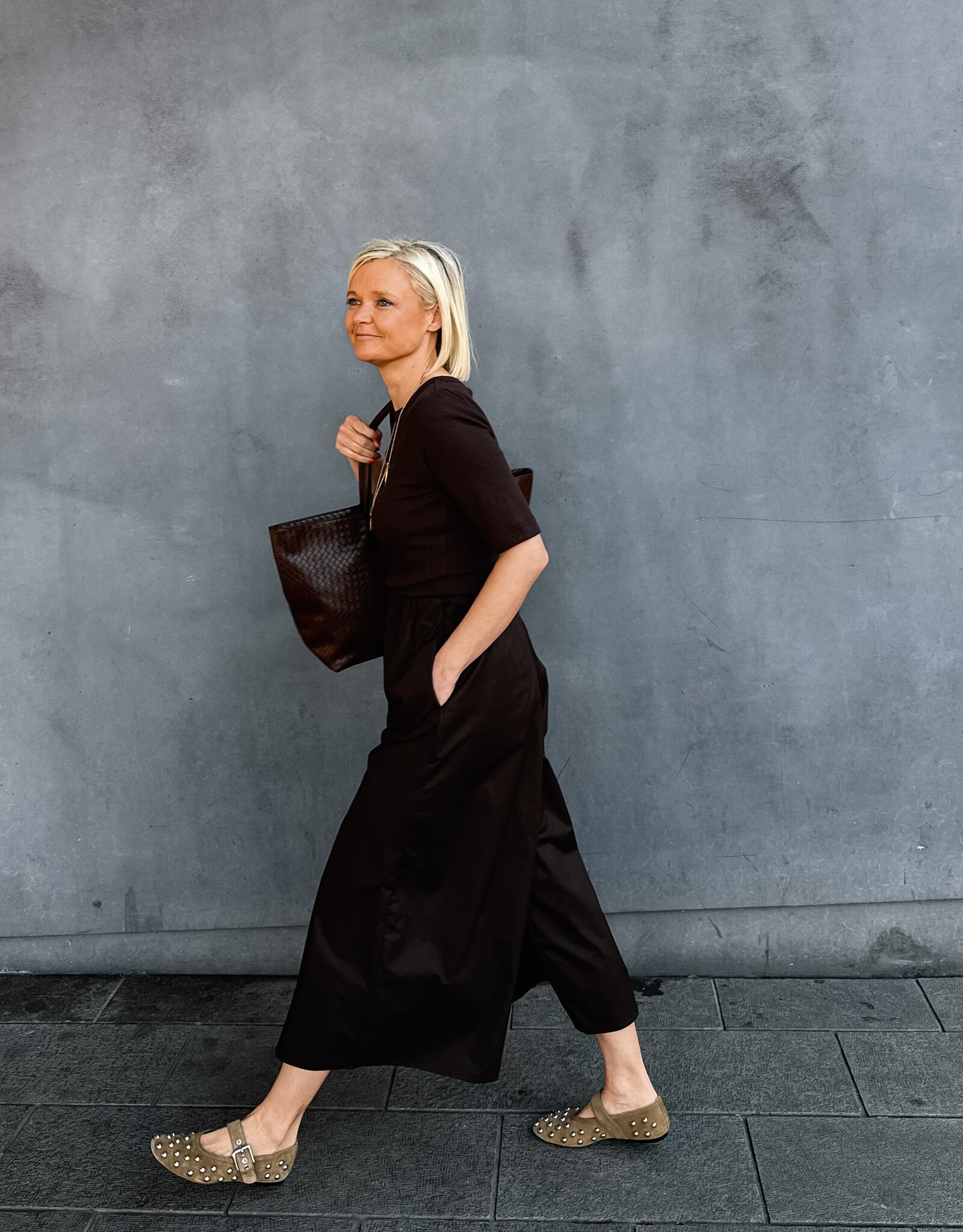 Withblack T-Shirt 'Lullu' - Chocolate - Withblack