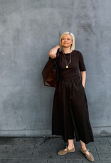 Withblack T-Shirt 'Lullu' - Chocolate - Withblack