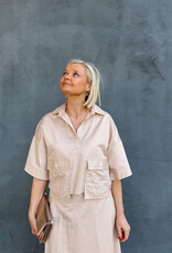 Bô-Dôme Blouse 'Bari' - Beige  - Bô-Dôme