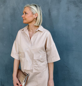 Bô-Dôme Blouse 'Bari' - Beige  - Bô-Dôme