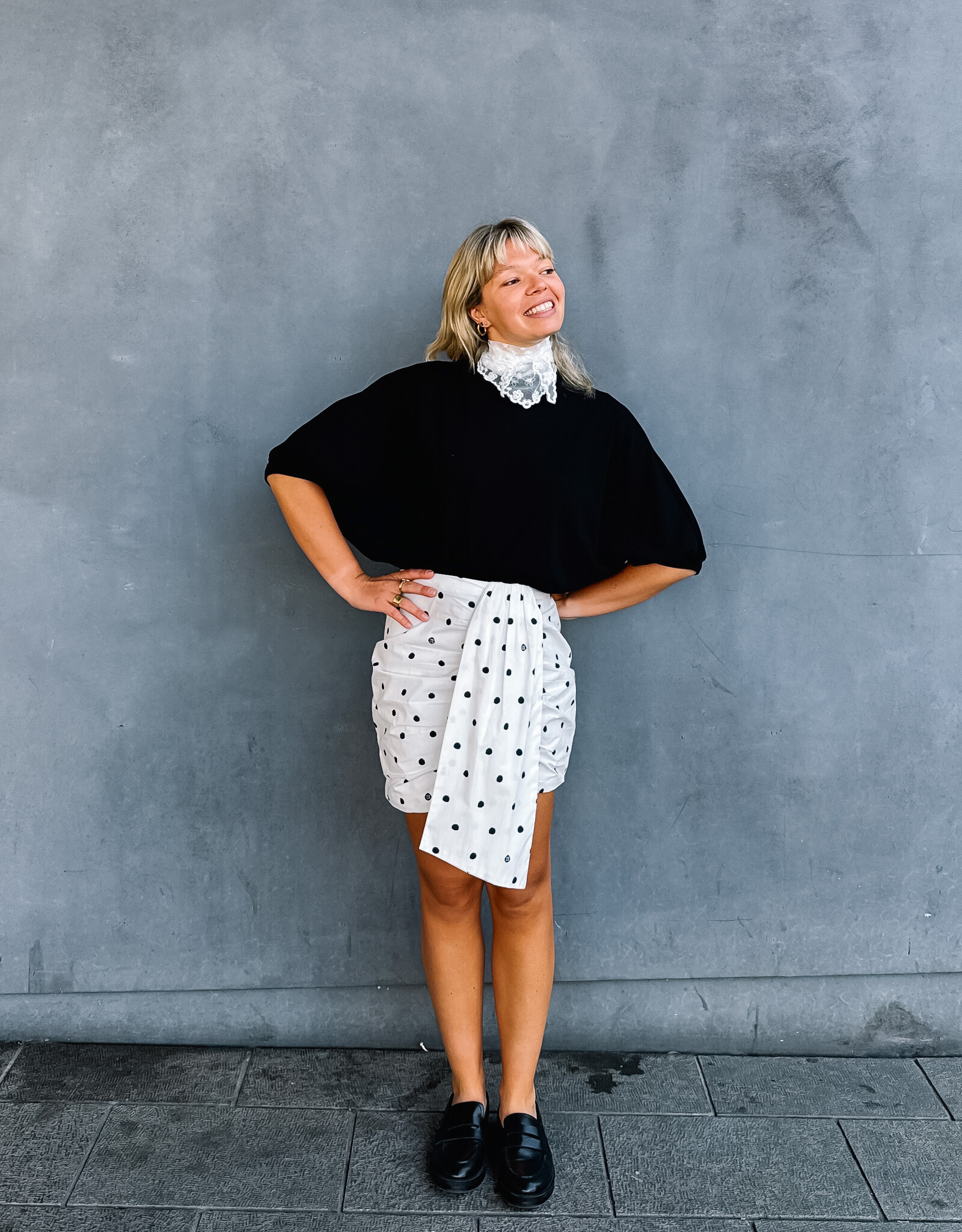 Another Label T-Shirt 'Amice' - Black - Another Label