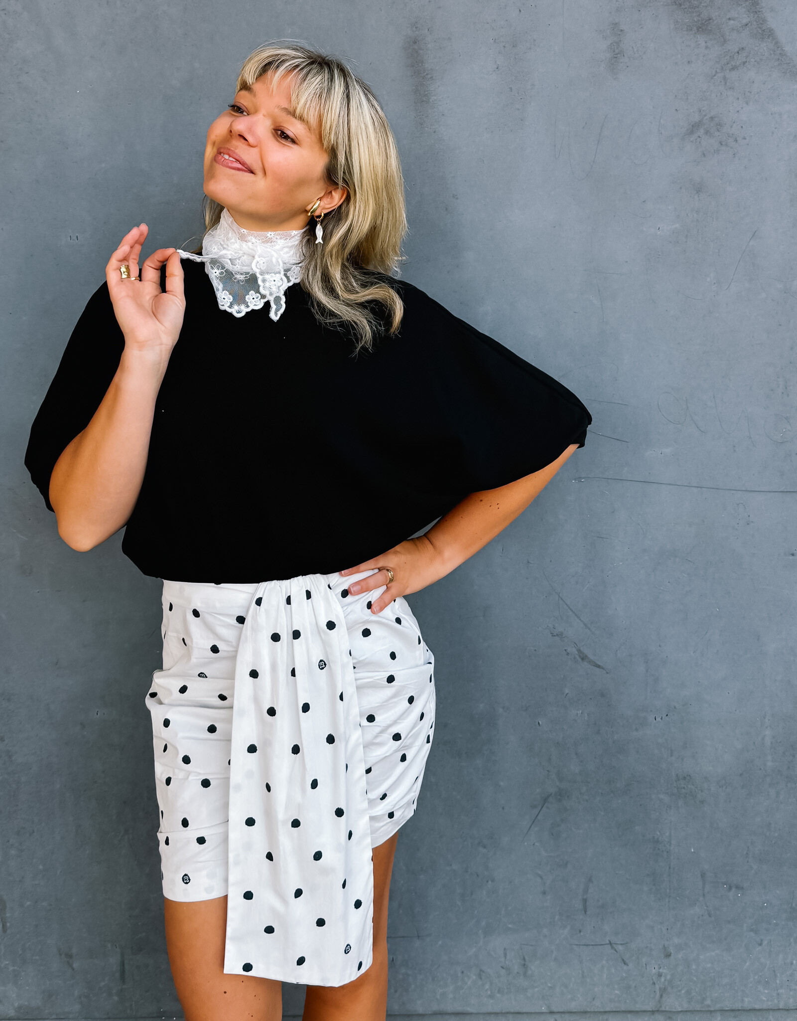 Another Label T-Shirt 'Amice' - Black - Another Label