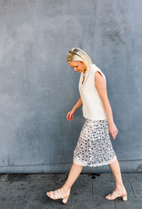 Rok Flower Sequins 'Gilla' - Creme - Neo Noir