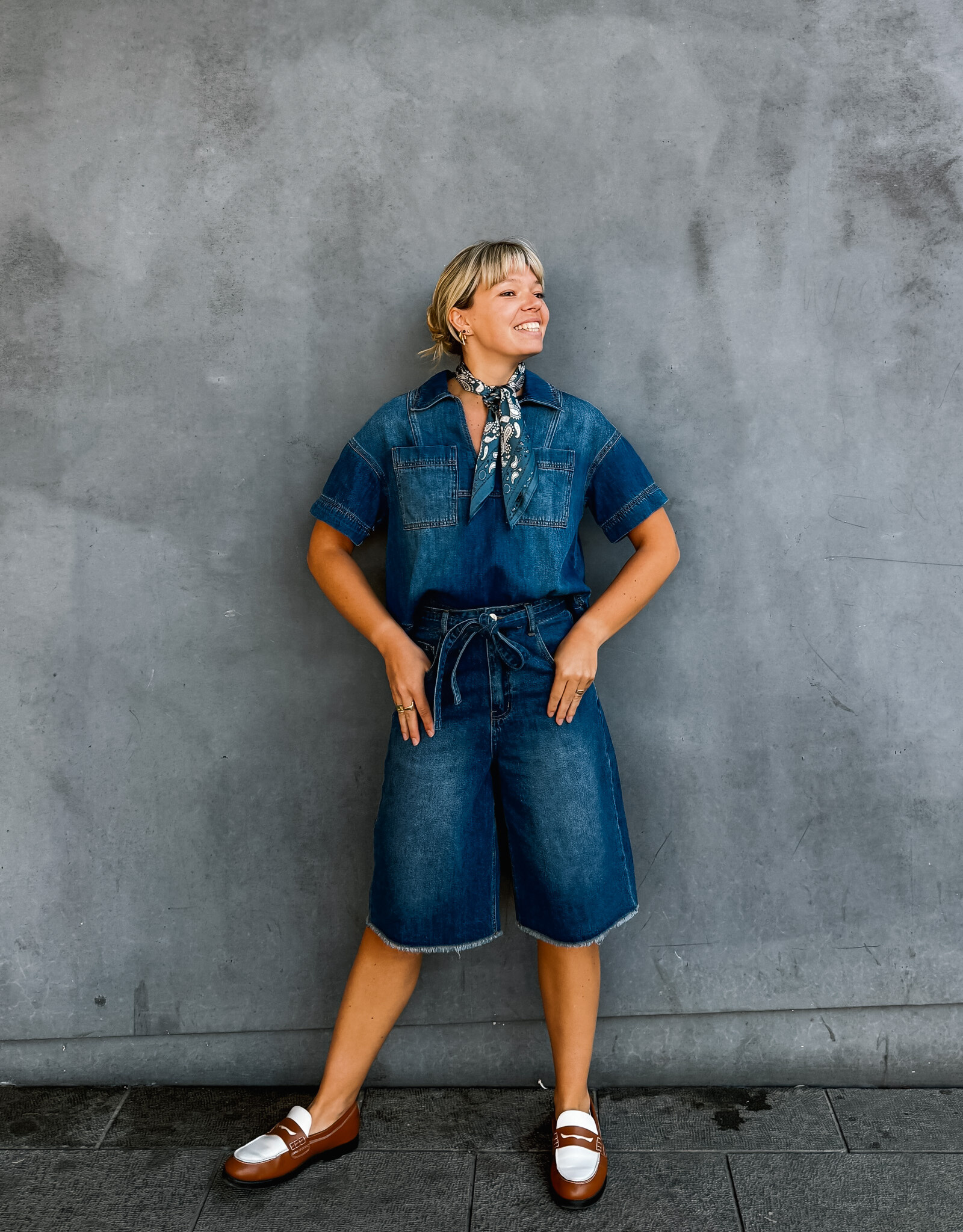 Orfeo - LMK Short 'Lilo' - Denim - Orfeo