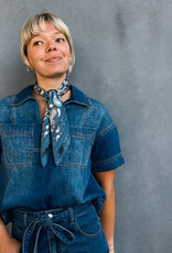 Orfeo - LMK Blouse 'Lyne' - Denim - Orfeo