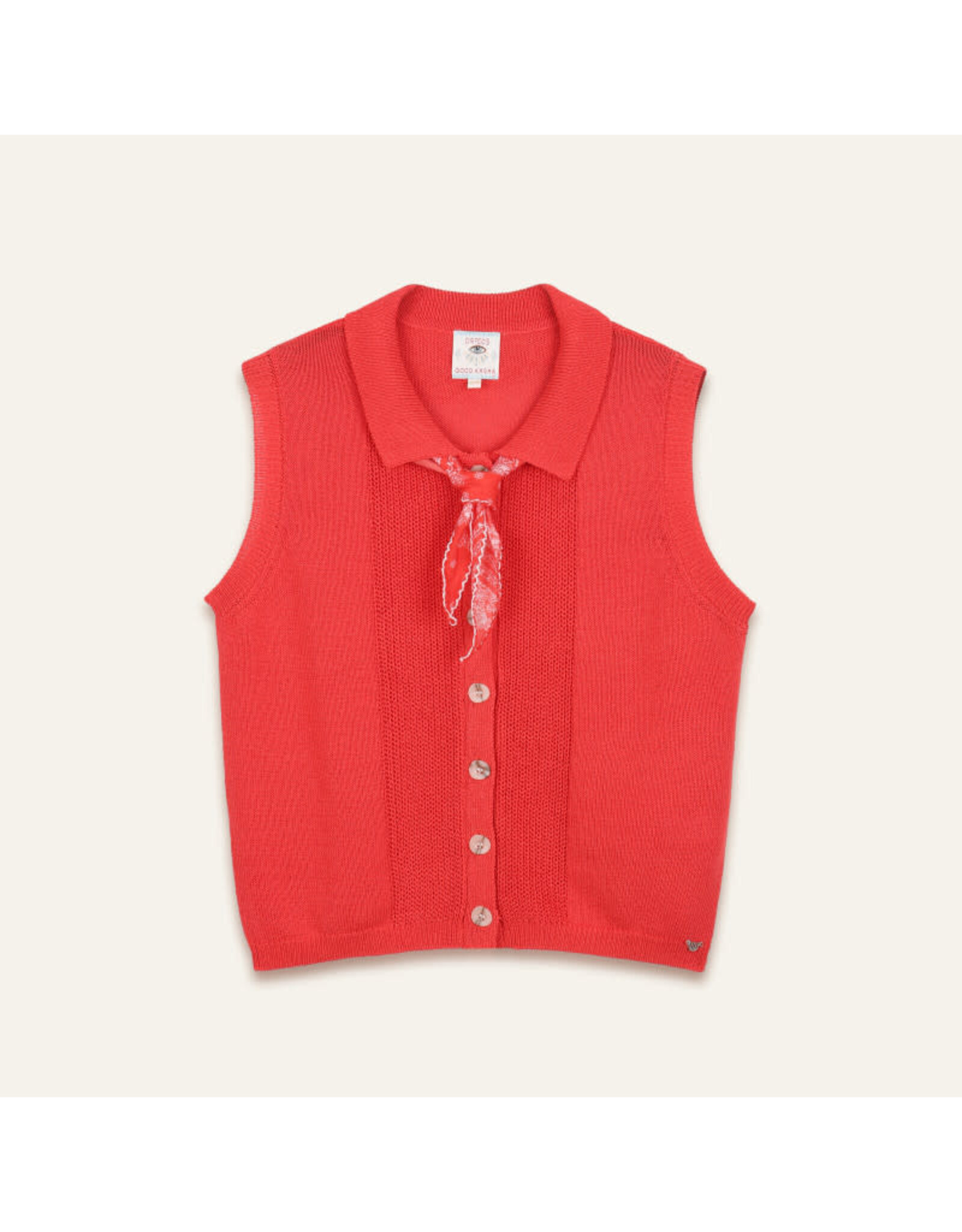 Orfeo - LMK Waistcoat 'Davis' - Rouge - Orfeo
