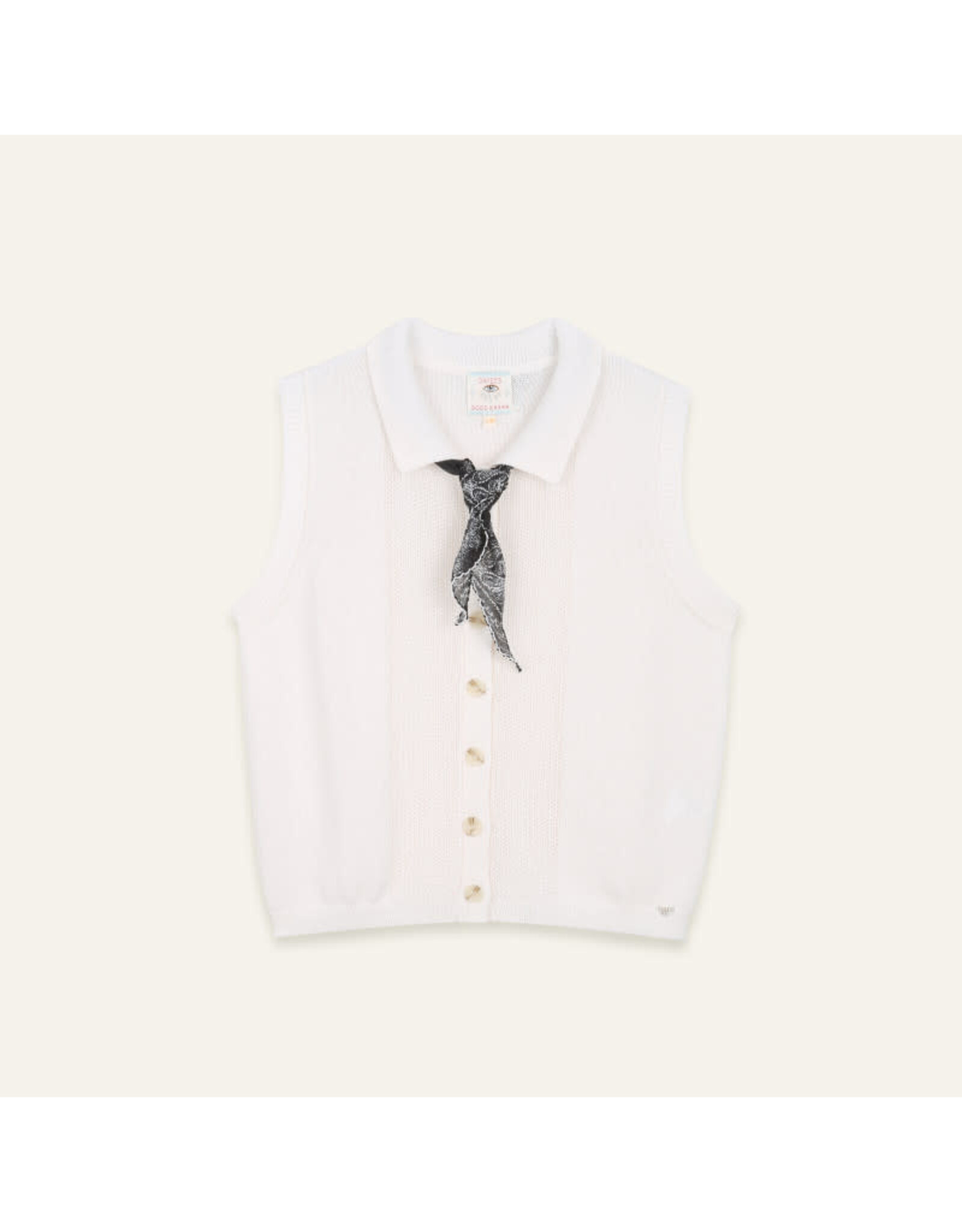 Orfeo - LMK Waistcoat 'Davis' - Ecru - Orfeo
