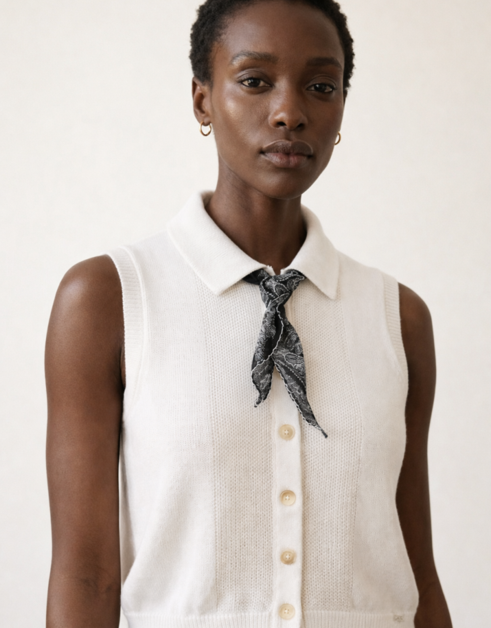 Orfeo - LMK Waistcoat 'Davis' - Ecru - Orfeo