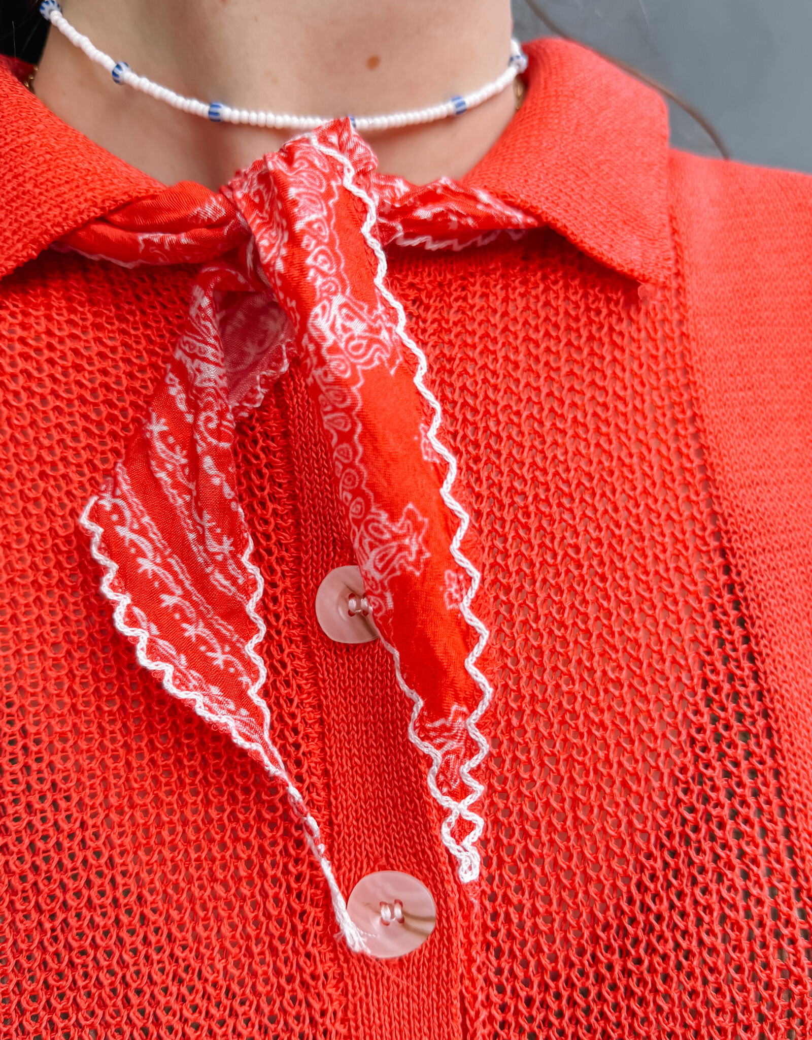 Orfeo - LMK Waistcoat 'Davis' - Rouge - Orfeo