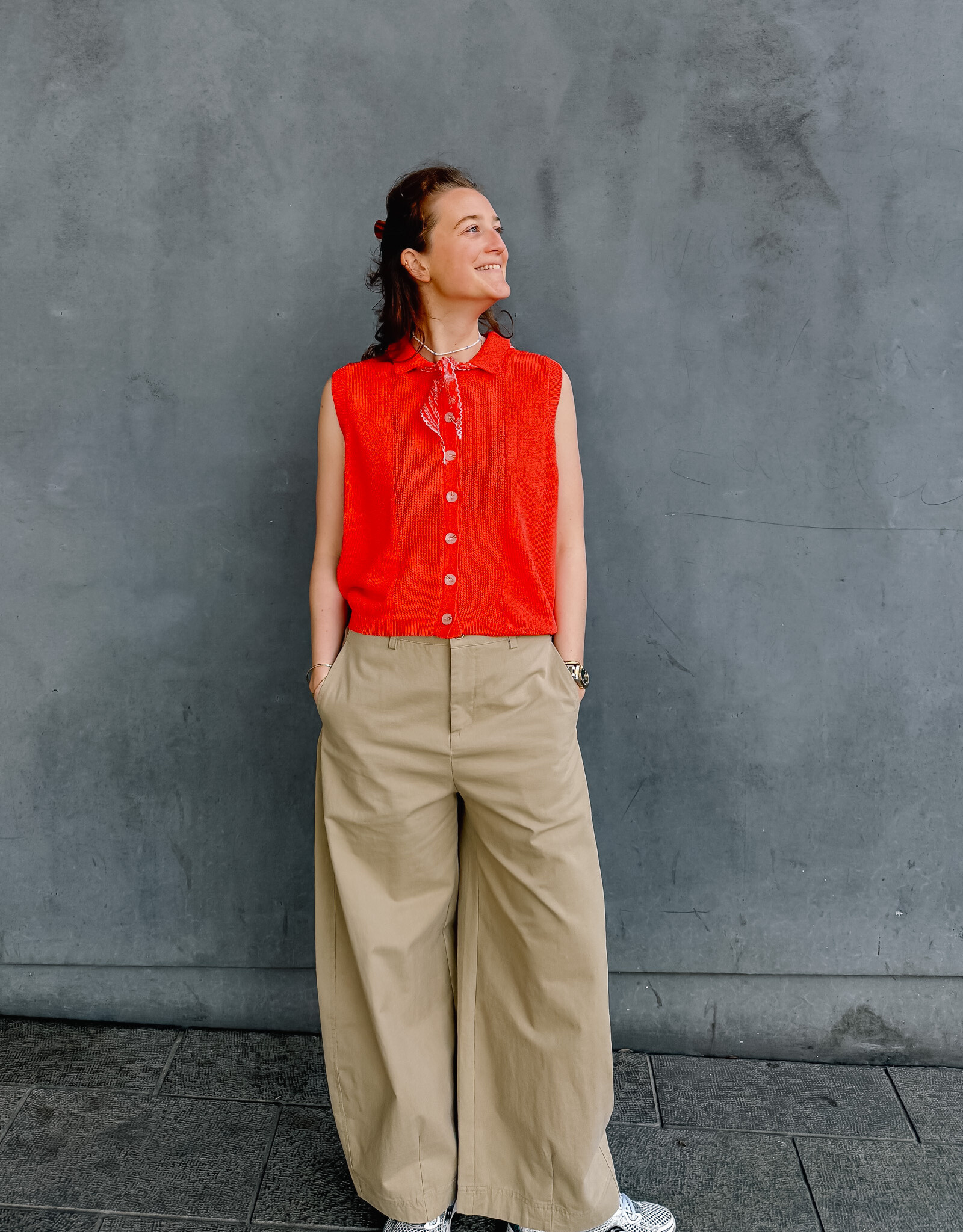 Orfeo - LMK Waistcoat 'Davis' - Rouge - Orfeo