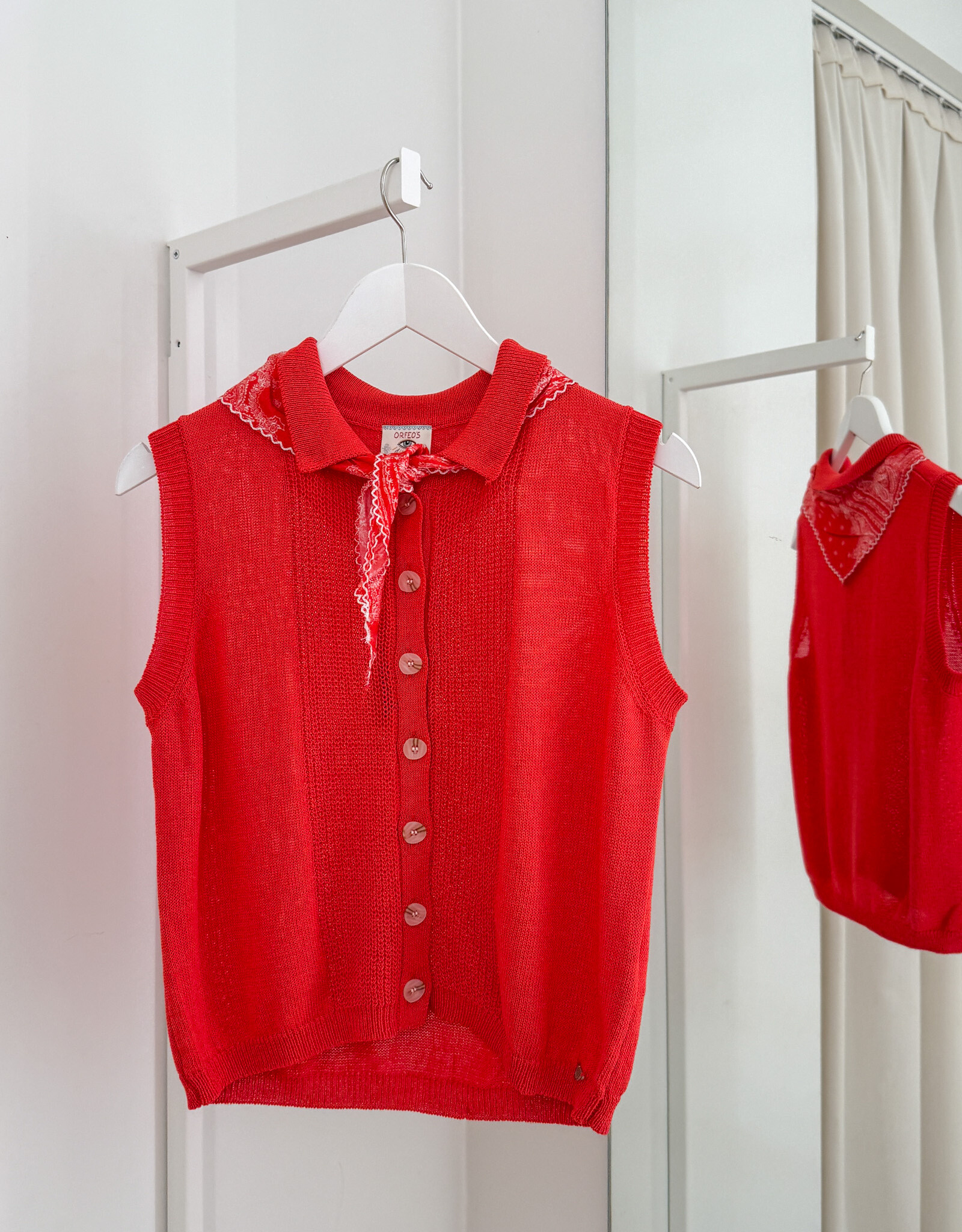 Orfeo - LMK Waistcoat 'Davis' - Rouge - Orfeo