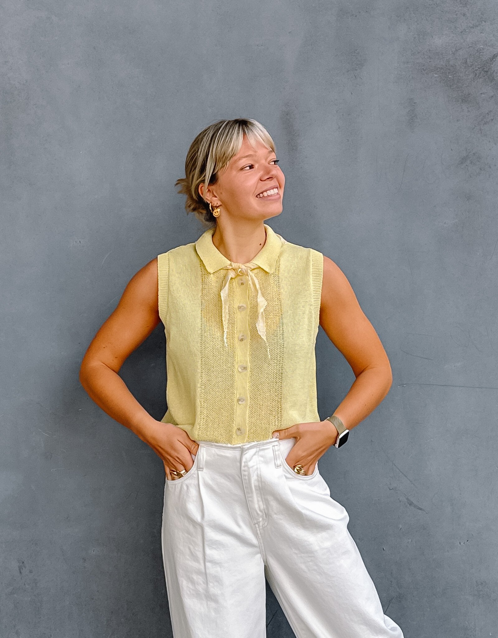 Orfeo - LMK Waistcoat 'Davis' - Beurre - Orfeo