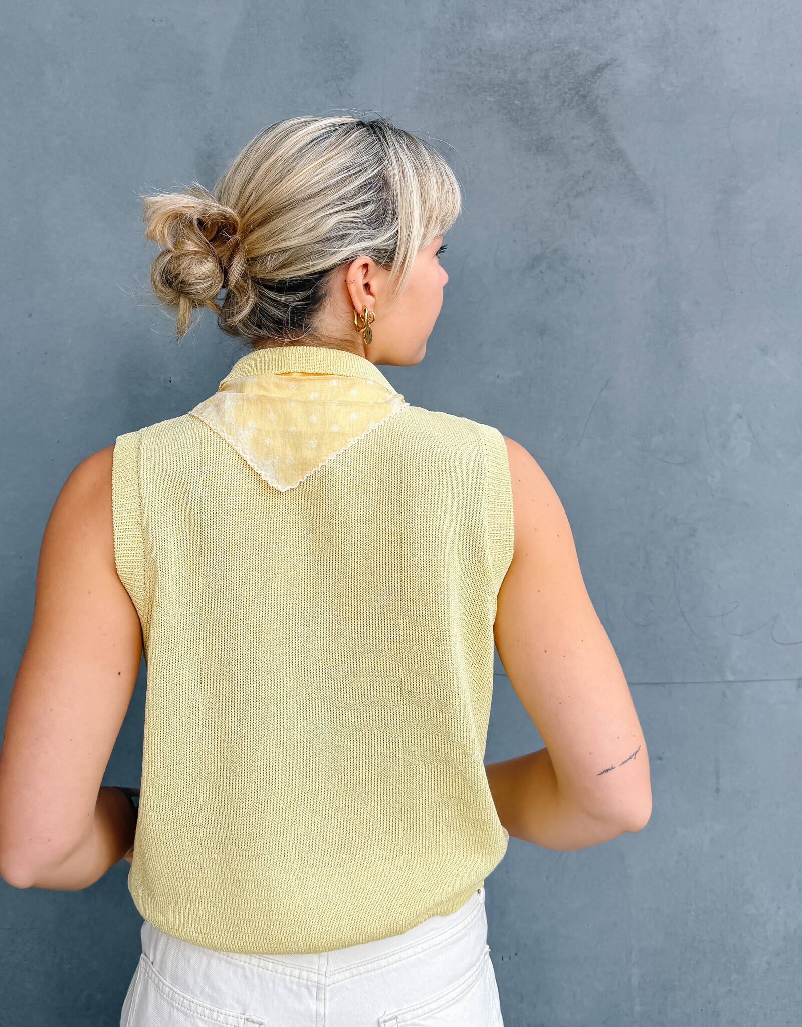 Orfeo - LMK Waistcoat 'Davis' - Beurre - Orfeo