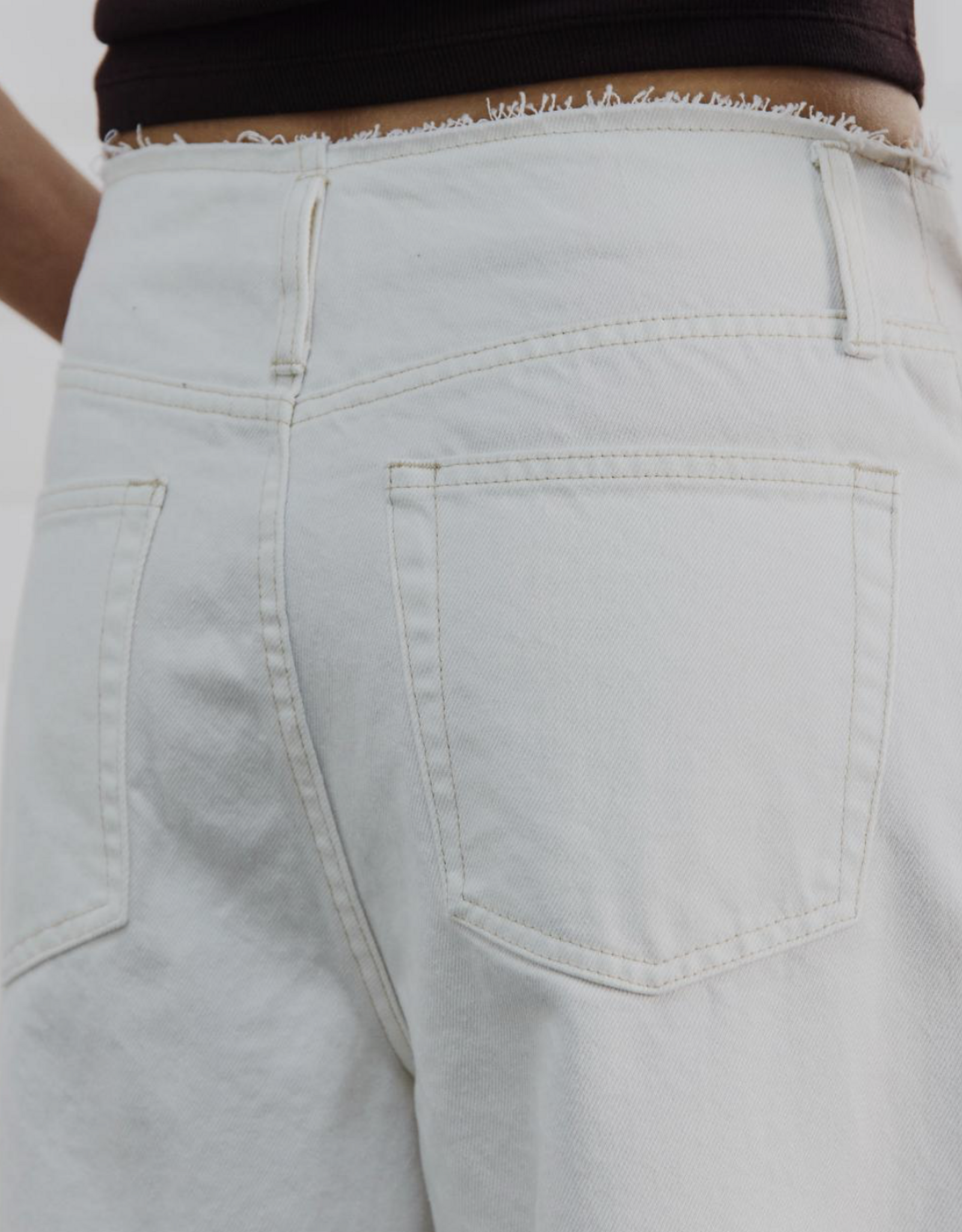 Withblack Jeans Wide  'Angelina' - White - Withblack