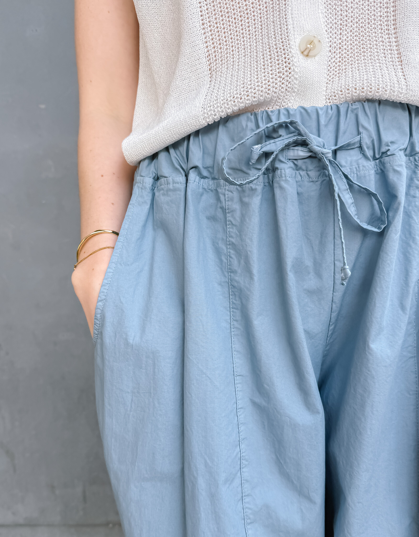 The Golden House Joh Broek Barrel 'Elodie' - Sky Blue - TU