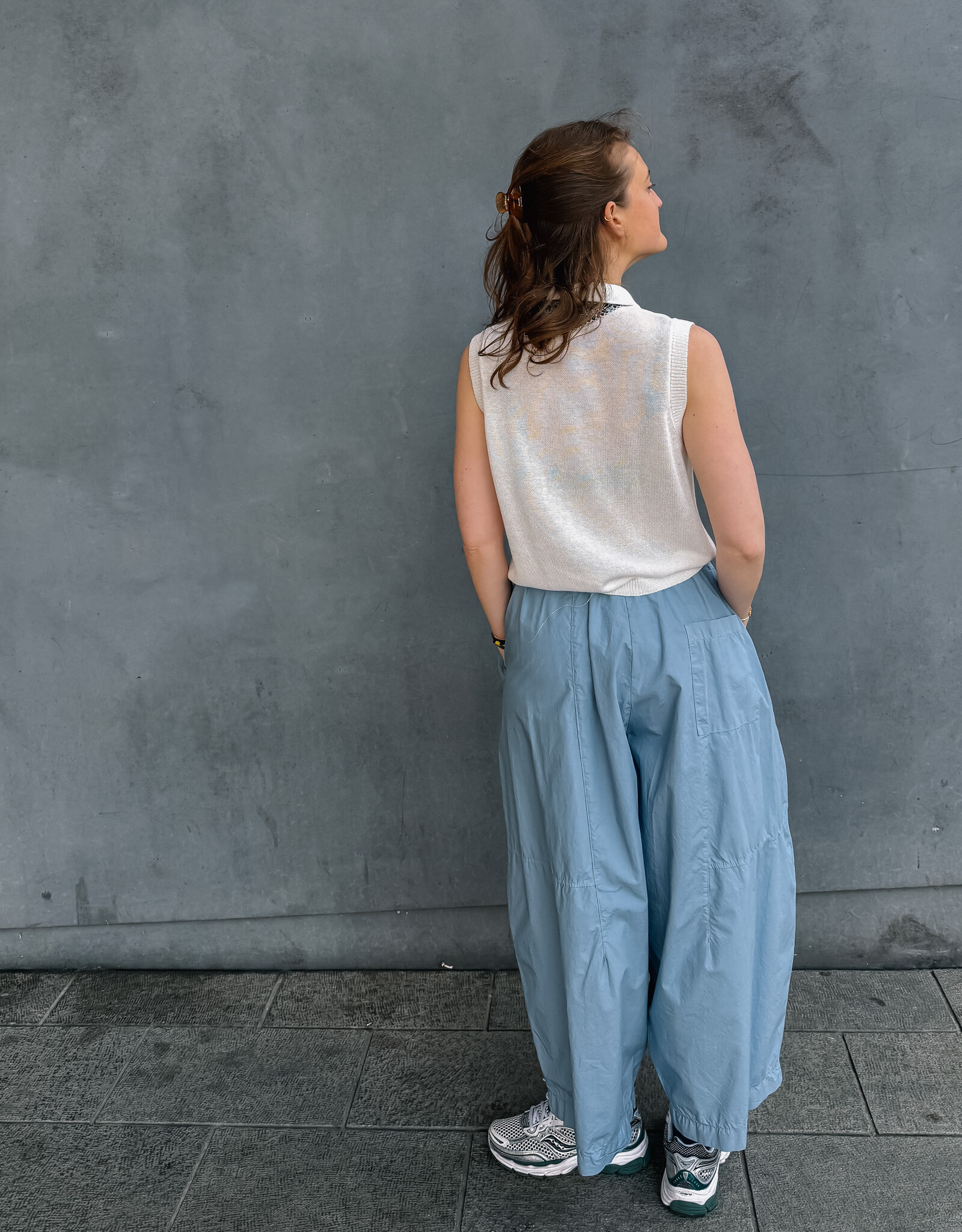 The Golden House Joh Broek Barrel 'Elodie' - Sky Blue - TU