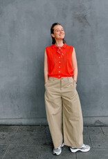 The Golden House Feel Broek 'Zaza' - Taupe