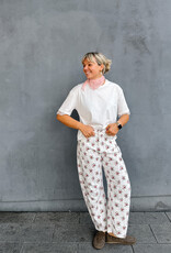 The Golden House Joh Jeans Fleur 'Elisa' - White/Rose