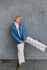 The Golden House Joh Jeans Fleur 'Elisa' - White/Rose