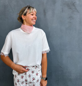 The Golden House Lum T-Shirt 'Ivy' - White TU