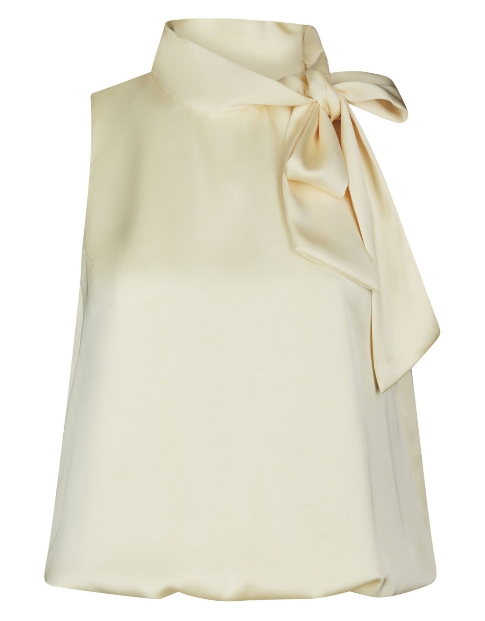 Top Heavy Satin 'Veda' - Light Yellow - Neo Noir