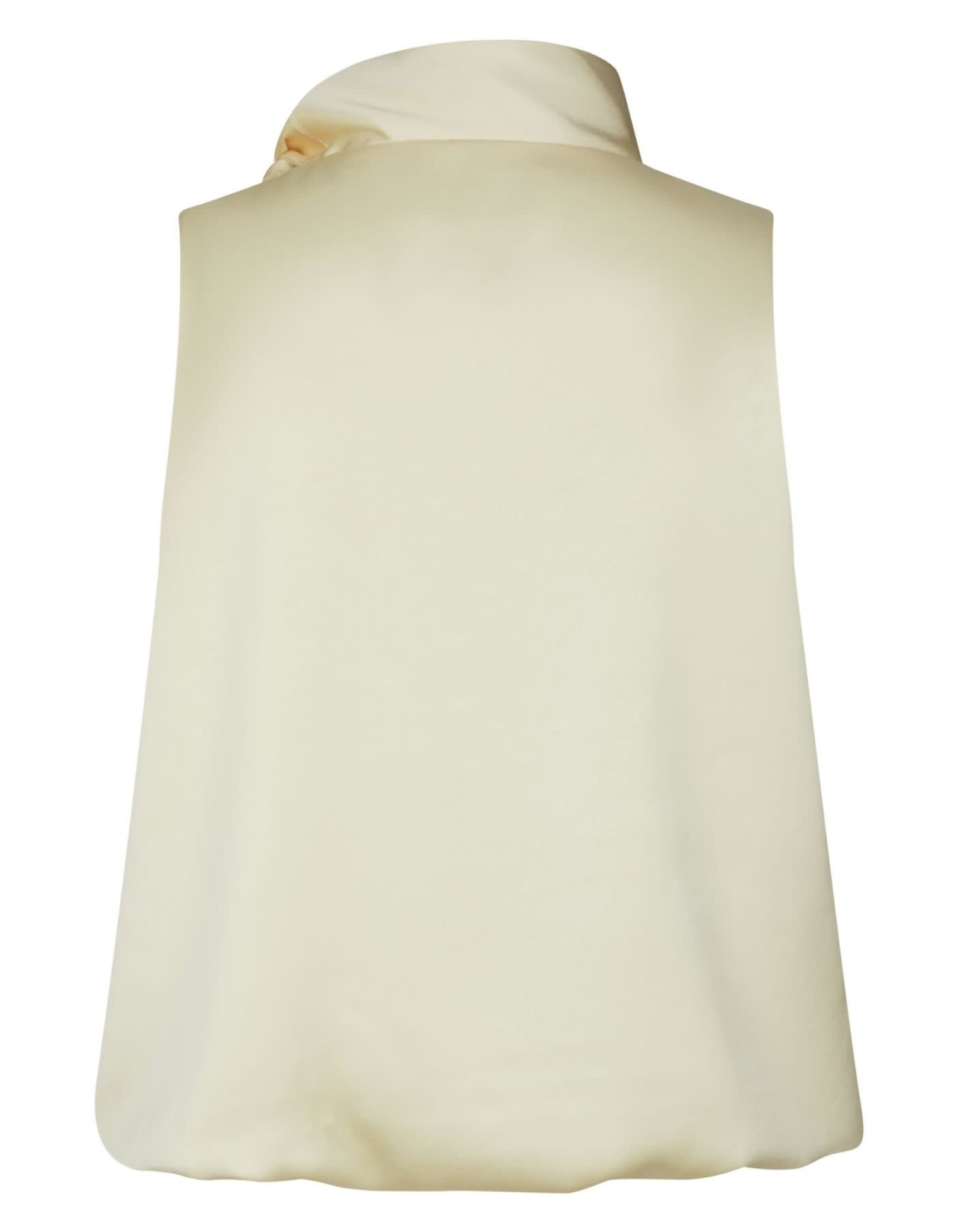 Top Heavy Satin 'Veda' - Light Yellow - Neo Noir