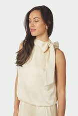 Top Heavy Satin 'Veda' - Light Yellow - Neo Noir