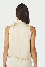 Top Heavy Satin 'Veda' - Light Yellow - Neo Noir