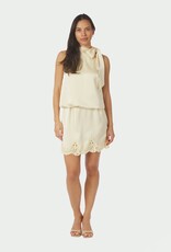 Top Heavy Satin 'Veda' - Light Yellow - Neo Noir