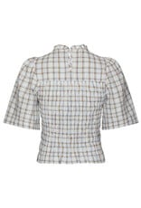 Blouse Mega Check 'Possini' - Light Blue - Neo Noir