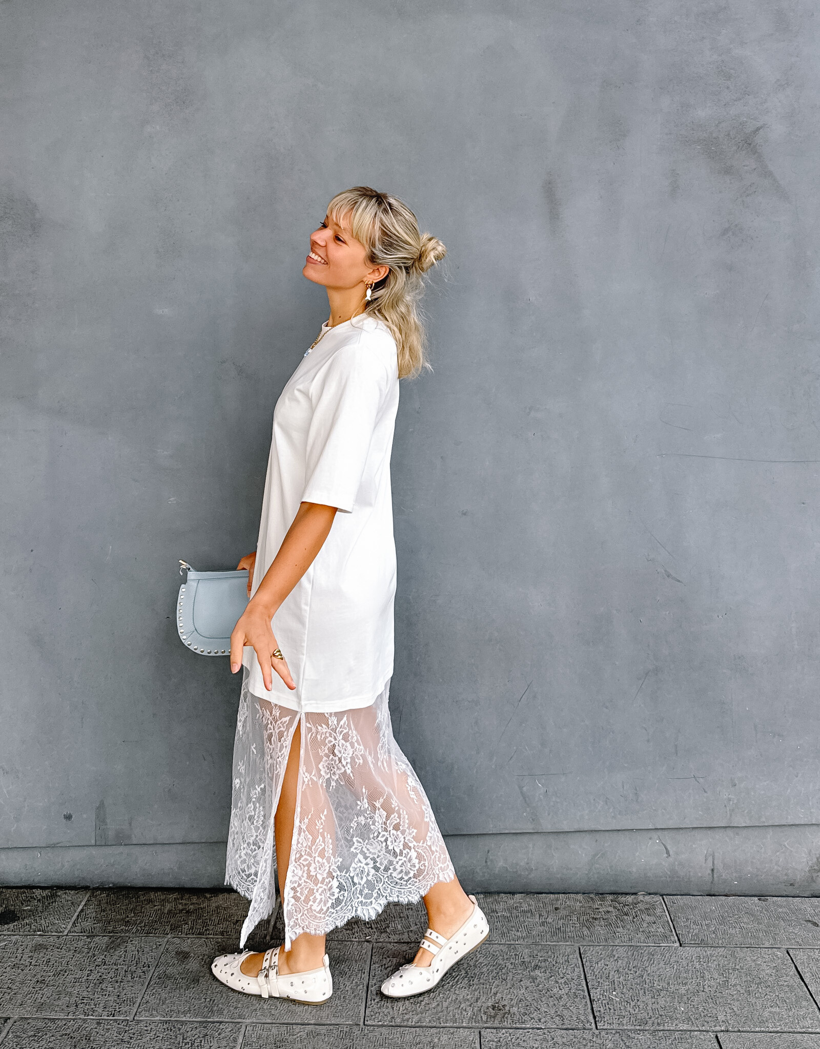 Moves Jurk 'Cambria' - White - Moves