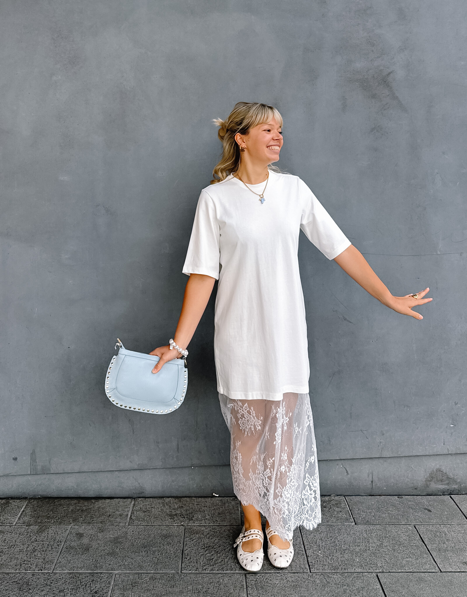 Moves Jurk 'Cambria' - White - Moves