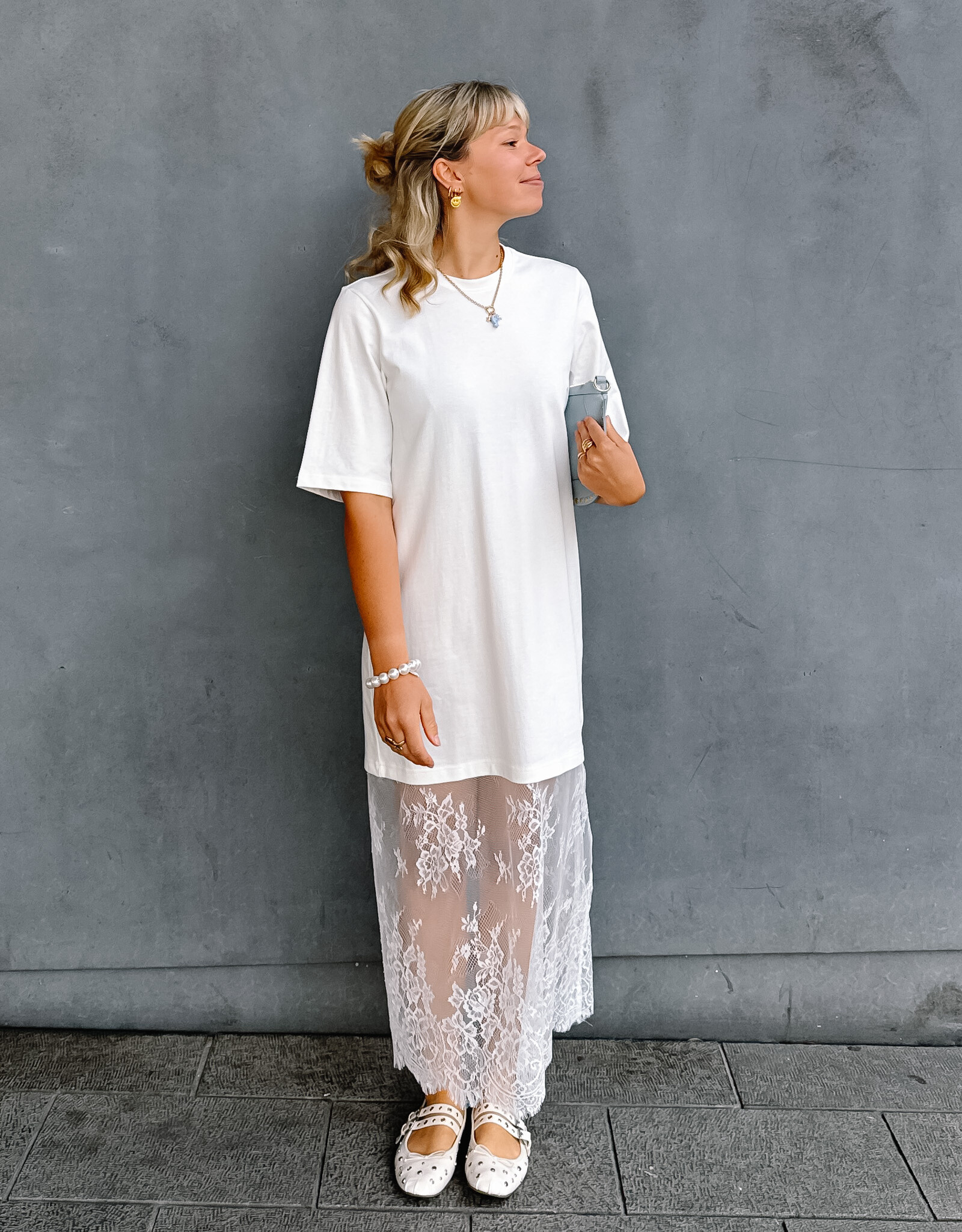 Moves Jurk 'Cambria' - White - Moves