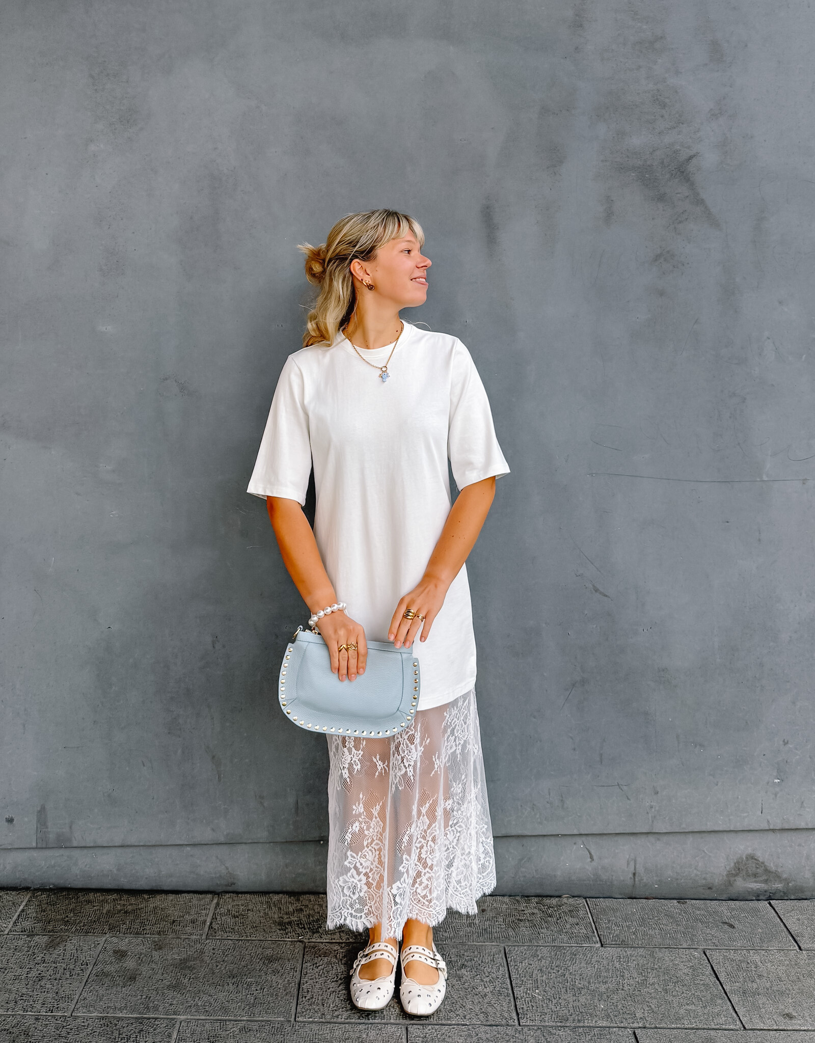 Moves Jurk 'Cambria' - White - Moves