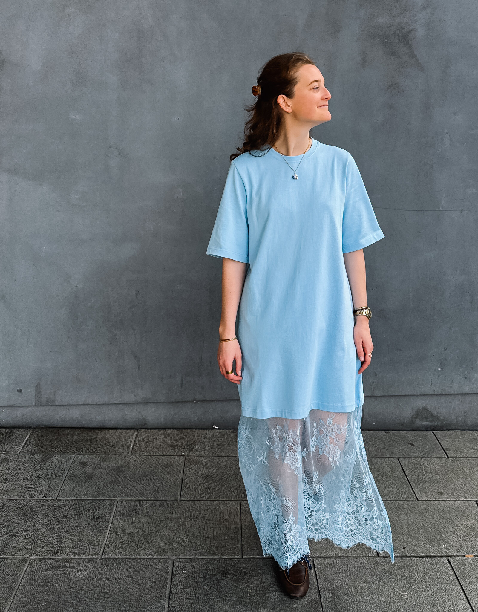 Moves Jurk 'Cambria' - Airy Blue - Moves