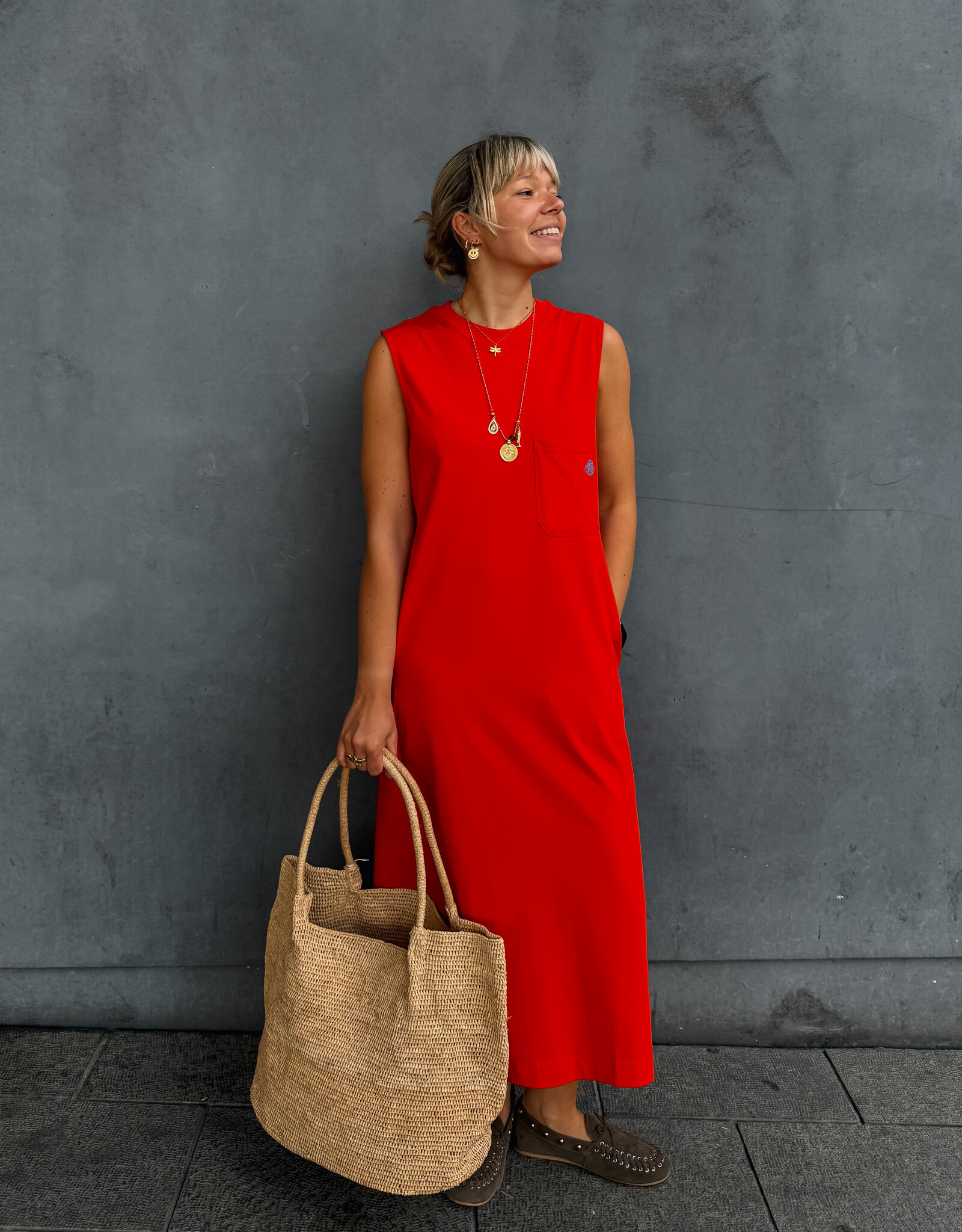 Orfeo - LMK Jurk 'Riven' - Rouge - Orfeo