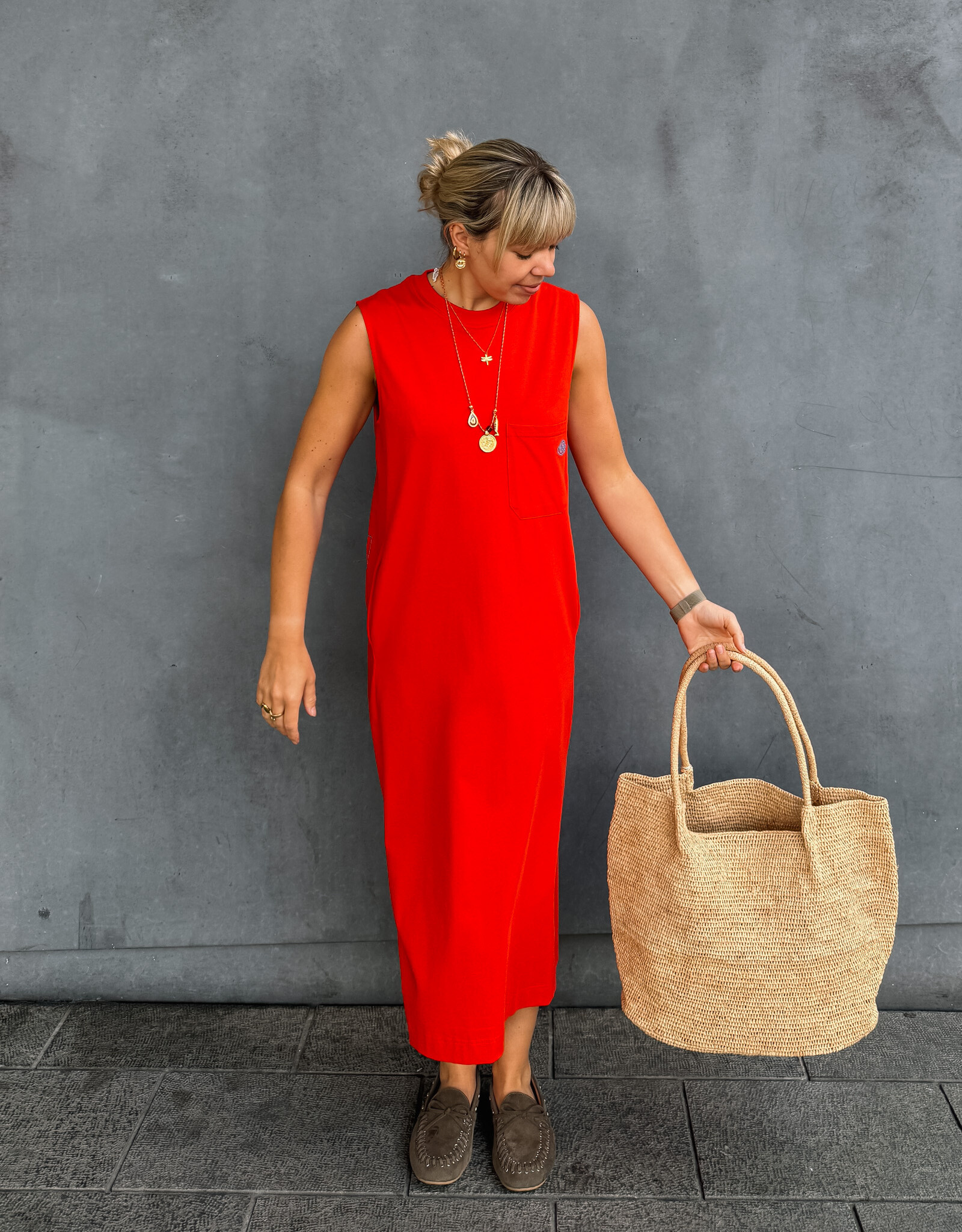 Orfeo - LMK Jurk 'Riven' - Rouge - Orfeo