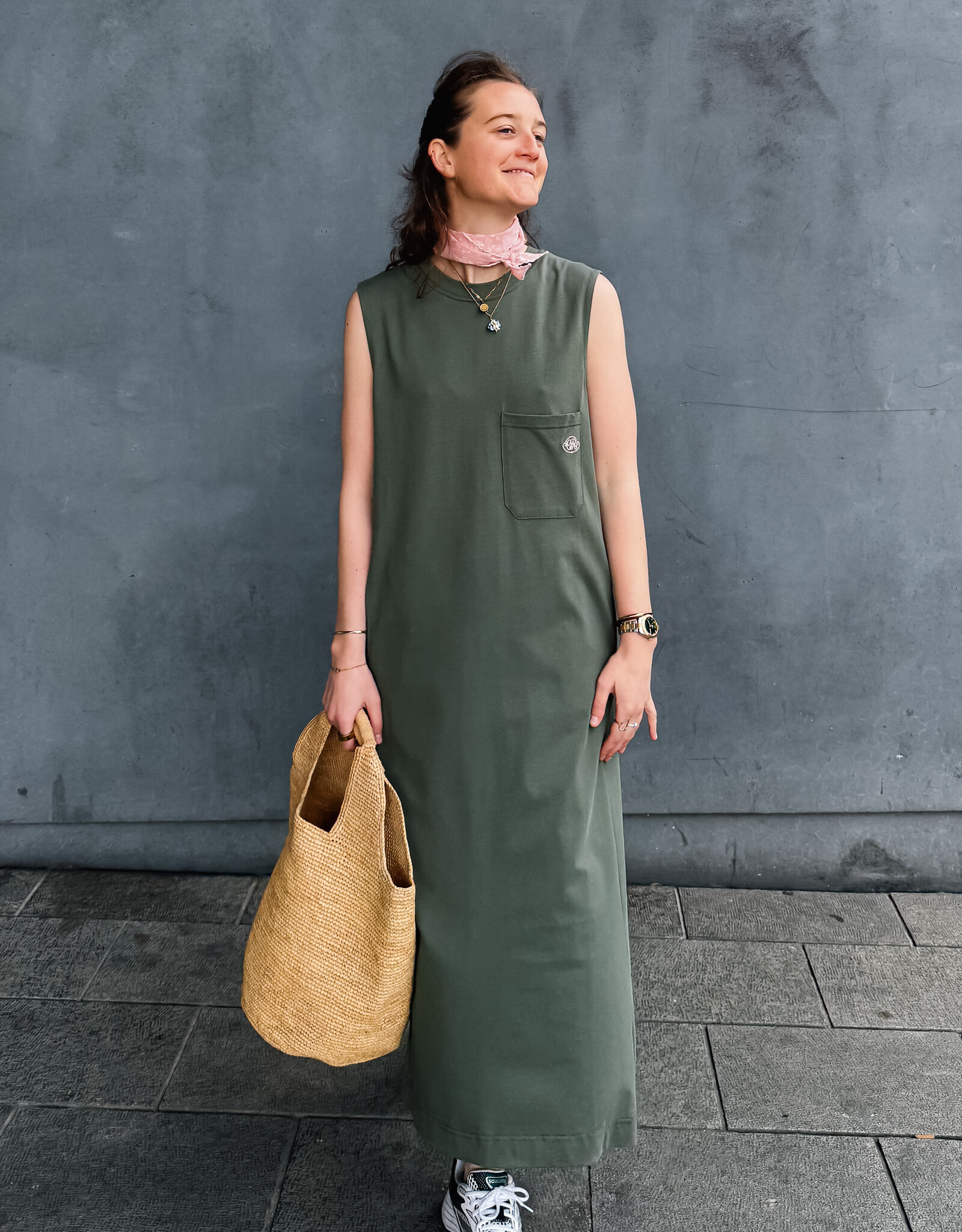 Orfeo - LMK Jurk 'Riven' - Kaki - Orfeo