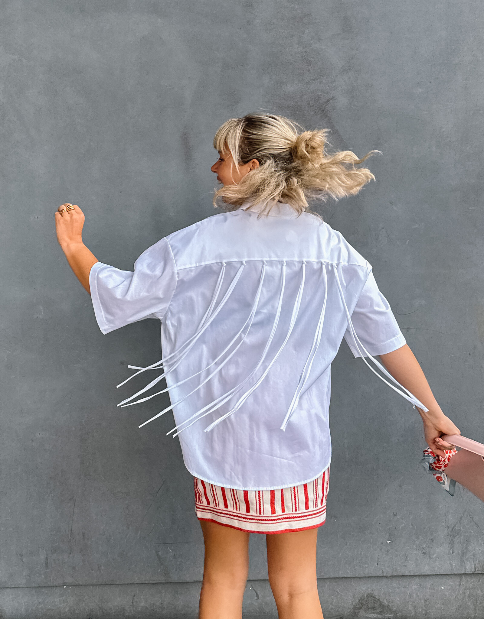 The Golden House Lum Blouse 'Mara' - White TU