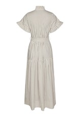 Jurk Wild Stripe 'Nellie' - Ivory - Neo Noir