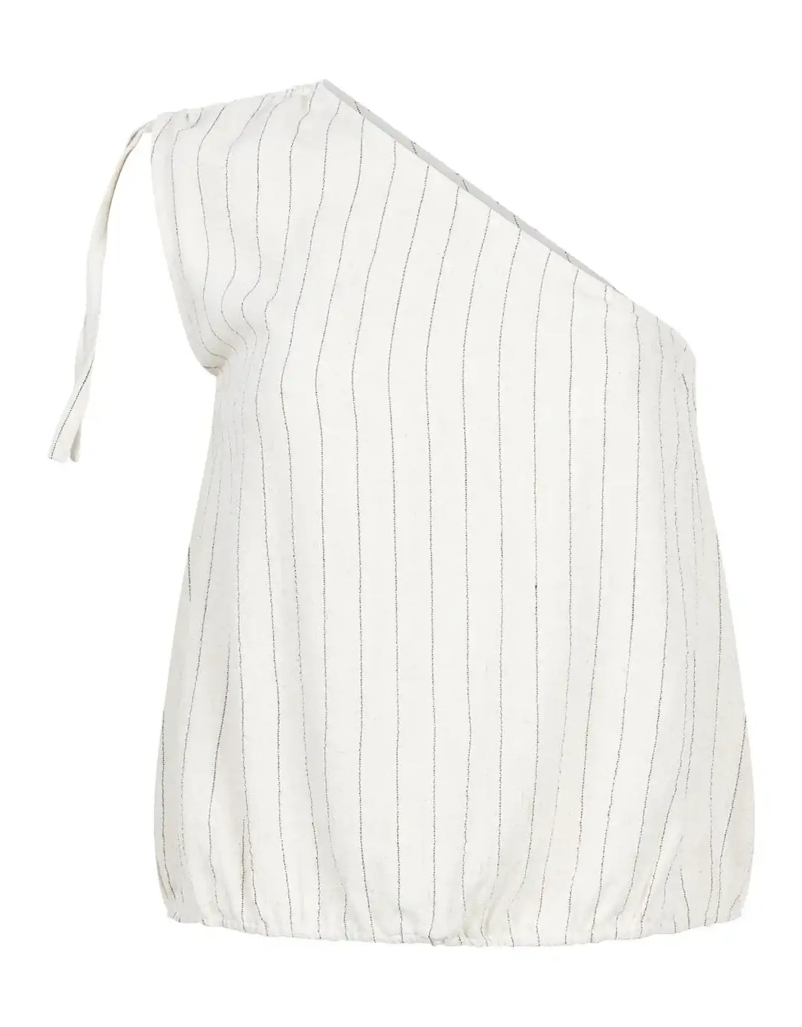 Another Label Top 'Desiree' - Sandshell Black Pinstripe - Another Label