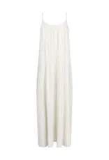Another Label Jurk 'Vivian' - Sandshell Black Pinstripe - Another Label