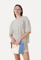 Another Label T-Shirt 'Virginia' - Off White Black Pins - Another Label