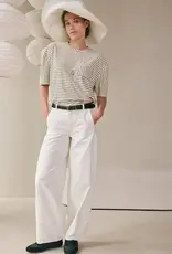 Another Label T-Shirt 'Virginia' - Off White Black Pins - Another Label