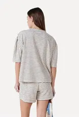 Another Label T-Shirt 'Virginia' - Off White Black Pins - Another Label